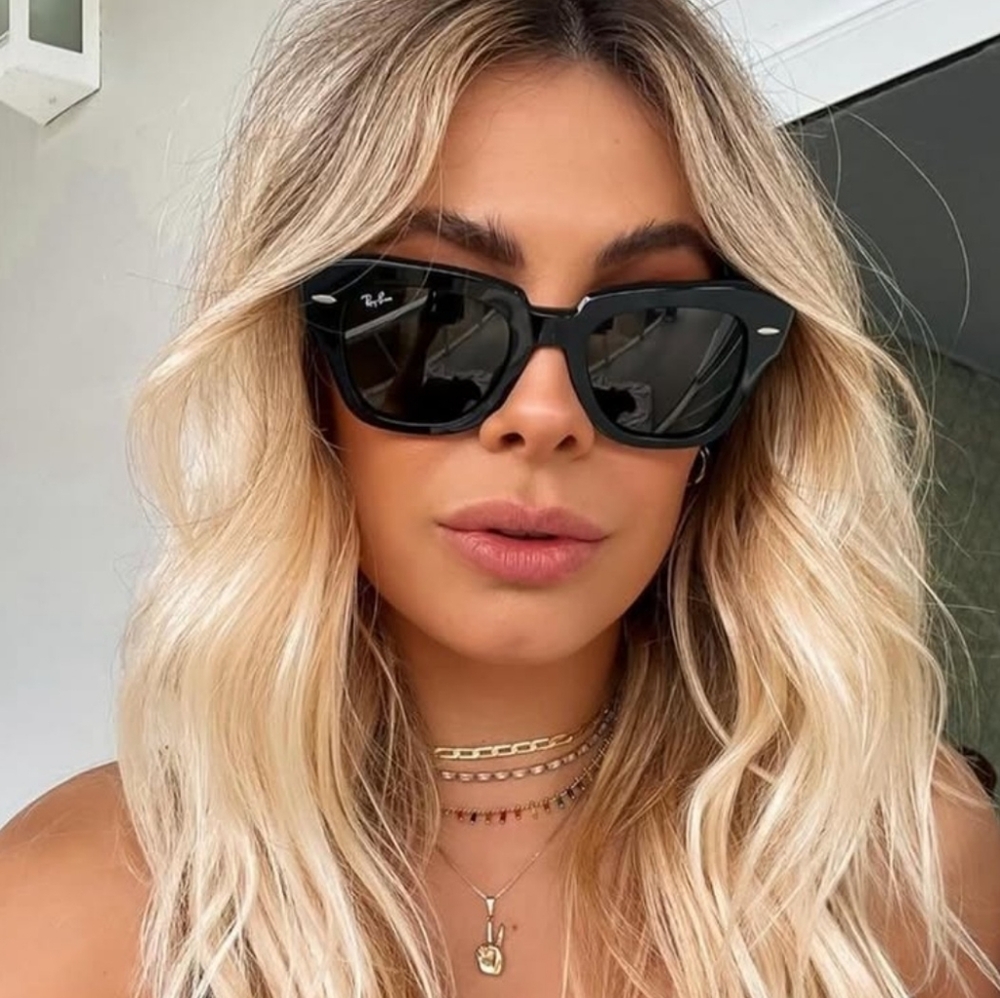 LIKE NEW RayBan State Street RB2186 Black Ray ban sunglasses - Picture 15 of 16